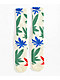 HUF Abstract Plantlife White Crew Socks - Thumbnail image 1 of 2