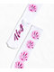 HUF Airbrush White & Pink Crew Socks - Thumbnail image 2 of 2