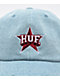 HUF All Star Light Blue Denim Strapback Hat - Thumbnail image 3 of 3