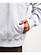 HUF Arch Enzyme Heather Grey Quarter Zip Sweatshirt - Thumbnail image 3 of 3