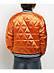 HUF Back 2 Back Black & Orange Reversible Bomber Jacket - Thumbnail image 8 of 8