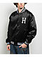 HUF Back 2 Back Black & Orange Reversible Bomber Jacket - Thumbnail image 2 of 8