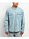 HUF Ceremony Blue Button Up Long Sleeve Denim Shirt - Thumbnail image 1 of 4