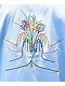HUF Community Hands Blue Satin Baseball Jersey - Thumbnail image 5 of 5