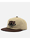 HUF Dazed Natural & Brown Snapback Hat - Thumbnail image 1 of 3