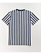 HUF Dexter Stripe Navy & White Knit T-Shirt - Thumbnail image 4 of 4