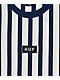 HUF Dexter Stripe Navy & White Knit T-Shirt - Thumbnail image 3 of 4