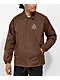 HUF Essentials Brown Coaches Jacket