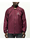 HUF Essentials Burgundy Coaches Jacket