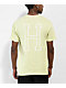 HUF Essentials H Lime Green T-Shirt - Thumbnail image 2 of 3