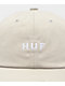 HUF Essentials Logo Cream Strapback Hat - Thumbnail image 3 of 4