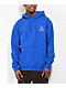 HUF Essentials Triple Triangle Blue Hoodie - Thumbnail image 2 of 2
