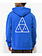 HUF Essentials Triple Triangle Blue Hoodie - Thumbnail image 1 of 2