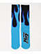 HUF Exhaust Blue Crew Socks - Thumbnail image 2 of 2