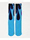 HUF Exhaust Blue Crew Socks - Thumbnail image 1 of 2