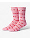 HUF Fuck It Rose Pink Crew Socks - Thumbnail image 1 of 2