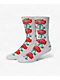 HUF Fuck It Rose White Crew Socks - Thumbnail image 1 of 2
