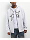 HUF Gleam Grey Zip Hoodie - Thumbnail image 3 of 4