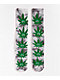 HUF Green Buddy Black Tie Dye Crew Socks