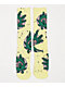 HUF Green Buddy Hypno Yellow Crew Socks - Thumbnail image 2 of 2