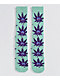 HUF Green Buddy Mint Crew Socks - Thumbnail image 1 of 2