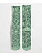 HUF Green Buddy Pattern Crew Socks - Thumbnail image 2 of 2