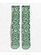 HUF Green Buddy Pattern Crew Socks - Thumbnail image 1 of 2