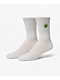 HUF Green Buddy White Crew Socks - Thumbnail image 1 of 2