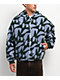 HUF H Star Repeat Ice Blue Zip Hoodie - Thumbnail image 1 of 6