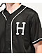 HUF Harlem Black Baseball Jersey