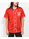 HUF Harlem Camiseta Roja de Béisbol