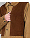 HUF Marina Box Corduroy Khaki Long Sleeve Button Up Shirt - Thumbnail image 3 of 3