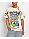 HUF Mental Meltdown Beige Tie Dye T-Shirt - Thumbnail image 1 of 3