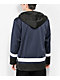 HUF Navy Hooded Hockey Jersey - Thumbnail image 3 of 5