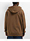 HUF Outline Brown Zip Hoodie - Thumbnail image 2 of 3