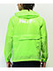 HUF Packable Neon Green Windbreaker Jacket - Thumbnail image 1 of 6