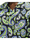 HUF Paisley Black Short Sleeve Button Shirt - Thumbnail image 3 of 4