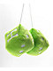 HUF Plantlife Fuzzy Green Dice - Thumbnail image 2 of 2