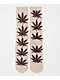 HUF Plantlife Speckled Cream Crew Socks - Thumbnail image 2 of 2