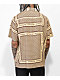 HUF Scarf Resort Tan Short Sleeve Button Up Shirt - Thumbnail image 2 of 3