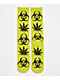 HUF Sector Plantlife Safety Green Crew Socks - Thumbnail image 2 of 2