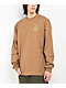 HUF Set Triple Triangle Camel & Green Long Sleeve T-Shirt - Thumbnail image 2 of 3