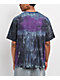 HUF Smoken Skulls Blue Tie Dye T-Shirt - Thumbnail image 2 of 3