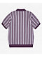 HUF Trace Stripe Moss Knit Polo Shirt - Thumbnail image 4 of 5