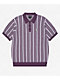 HUF Trace Stripe Moss Knit Polo Shirt - Thumbnail image 5 of 5