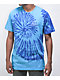 HUF Triple Triangle Blue Tie Dye T-Shirt - Thumbnail image 2 of 3