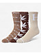 HUF Variety 3 Pack Natural Crew Socks - Thumbnail image 1 of 3
