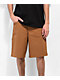 HUF Workman Rubber Brown Carpenter Shorts - Thumbnail image 1 of 2