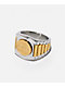HUF Worldwide Clothiers Silver & Gold Ring - Thumbnail image 1 of 2