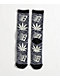 HUF x Bronze 56K Plantlife Marled Black Crew Socks - Thumbnail image 2 of 2
